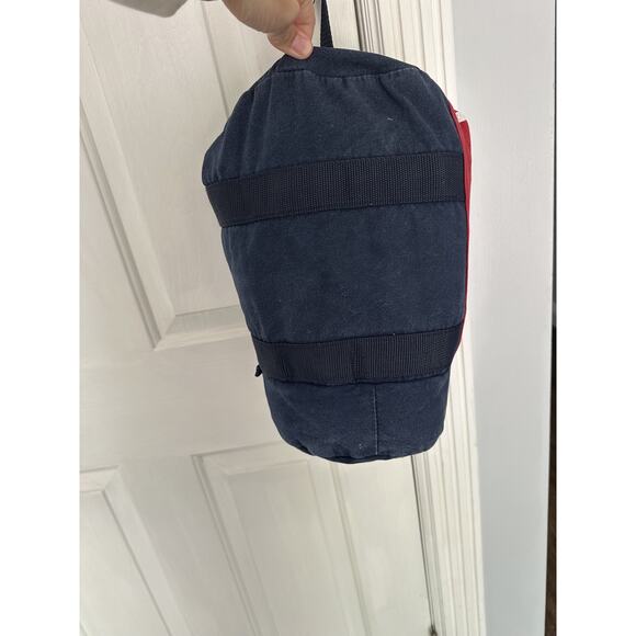 Vintage Tommy Hilfiger Travel Gym Duffle Shoulder Bag Spellout Logo 90s Small - Picture 7 of 16